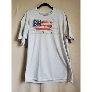 The Mountain USA FLAG XL Short Sleeve T-shirt Patriotic